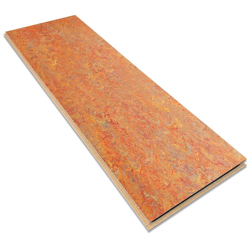 Marmoleum Cinch Loc Seal Asian Tiger 9.8 mm T x 11.81 in. W x 35.43 in. L Laminate Flooring (20.34 sq. ft./case)