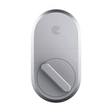 August Bluetooth Smart Lock Silver (Retrofits Over Existing Deadbolt)