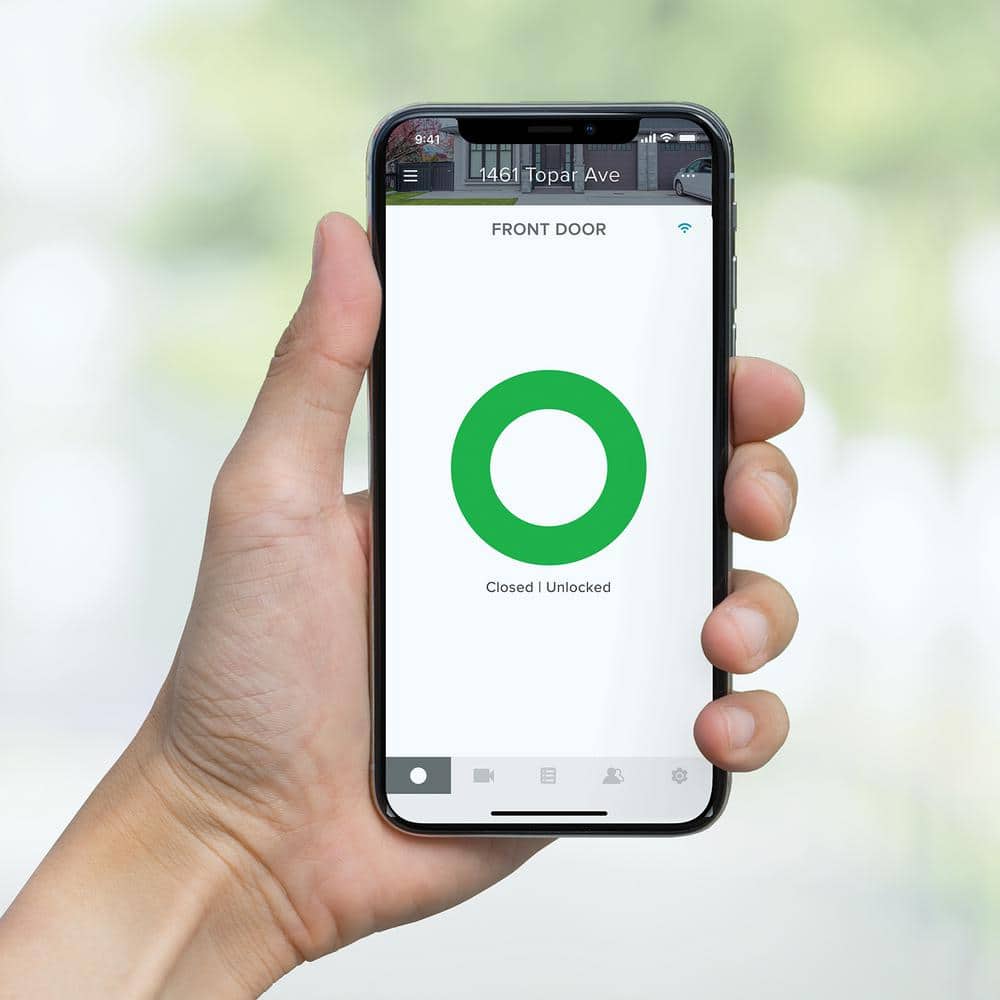 August Bluetooth Smart Lock Silver (Retrofits Over Existing Deadbolt)