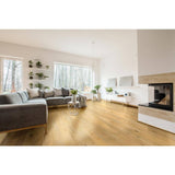 A&A Surfaces Woodridge Aurora Gold Oak .28 in. x 6.5 in. Waterproof Wire Brushed Engineered Hardwood Flooring (1040.16 sq.ft./pallet)