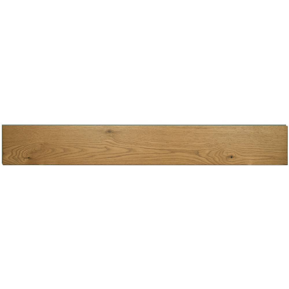 A&A Surfaces Woodridge Aurora Gold Oak 0.28 in. x 6.5 in. Waterproof Wire Brushed Engineered Hardwood Flooring (21.67 sq. ft./case)
