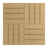 NewTechWood UltraShield Naturale 1 ft. x 1 ft. Quick Deck Composite Outdoor Deck Tile in Australian Red Cedar (10 sq. ft. Per Box)