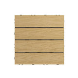 NewTechWood UltraShield Naturale 1 ft. x 1 ft. Quick Deck Composite Outdoor Deck Tile in Australian Red Cedar (10 sq. ft. Per Box)