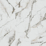 Avalon 12 in. x 24 in. Matte Porcelain Marble Look Floor and Wall Tile (16 sq. ft./Case)