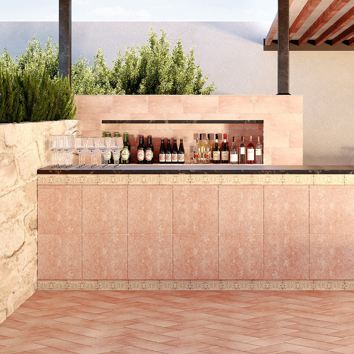 Burgos Terracotta Matte Porcelain Tile 7x14 - Lux Tile