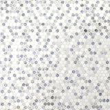 MSI Azula Hexagon 11.81 in. x 11.61 in. x 10mm Polished Marble Mesh-Mounted Mosaic Tile (9.6 sq. ft. / Case)