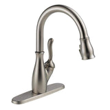 Delta Leland 1-Handle Deck Mount Pull-Down Handle/Lever Residential Kitchen Faucet (Deck Plate Included)