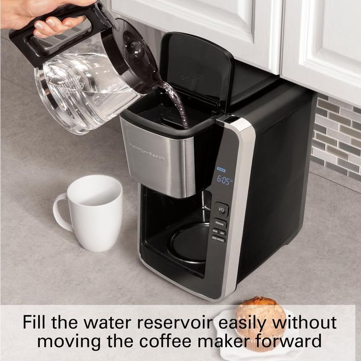 12-Cup Black Programmable Easy Access Deluxe Coffee Maker