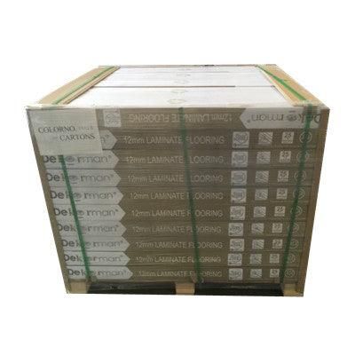 Dekorman bulk sale European Oak Laminate Flooring(#9309-45) - 45 Boxes, 12mm Thickx6.65in Wx48inL planks, AC3, CARB2, Click-Locking, Total 795.60 sqft covered area