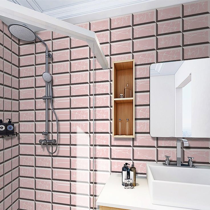 DIY Set 20x10cm Mosaic Kitchen Tile Stickers Bathroom Self-Adhesive Decor Waterproof