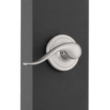 Chelsea Satin Nickel Handle Only with Left-Handed Tustin Door Lever - Super Arbor