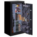 Elite 30-Gun Fireproof Safe with Electronic Lock, Black - Super Arbor