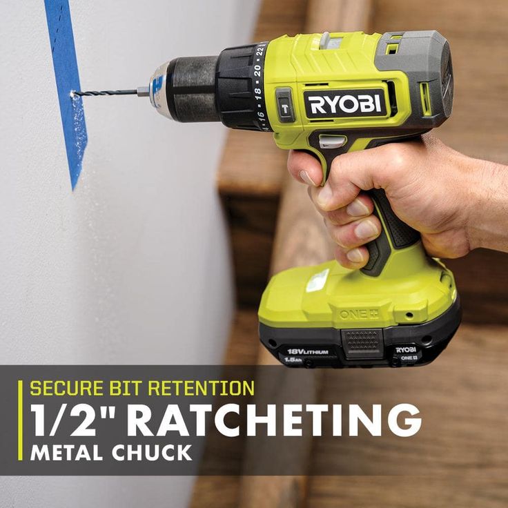 18-Volt ONE+ Cordless 1/2 in. Hammer Drill/Driver with Handle with 2.0 Ah Battery and Charger Kit