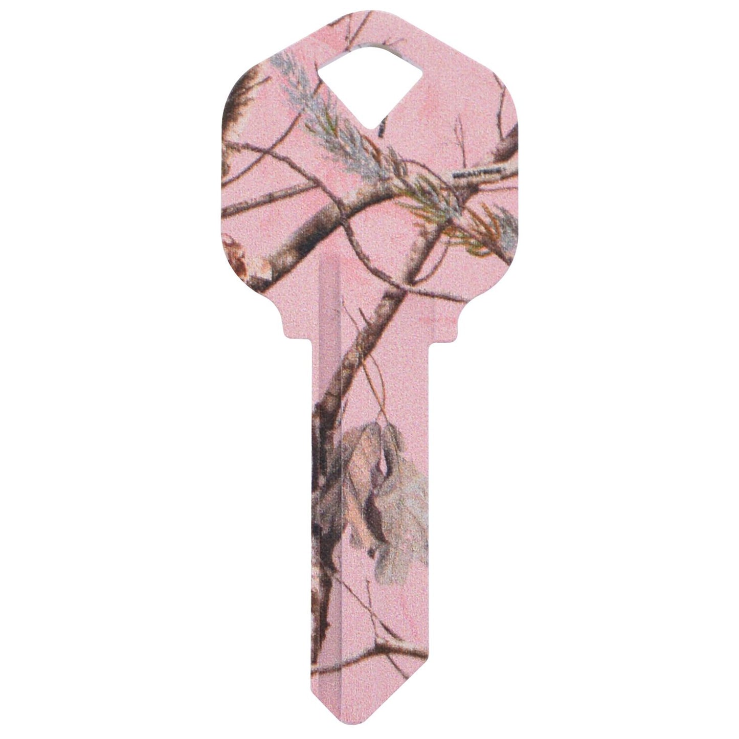 Hillman RealTree Pink House/Office Universal Key Blank, Single