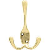 4 in. Chrome Triple Wall Hook (4-Pack)