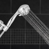 6-Spray 3.5 in. Single Wall Mount Handheld Shower Head in Chrome - Super Arbor