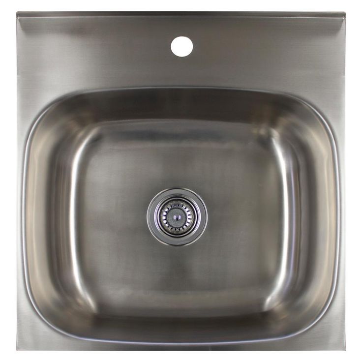 All-in-One 22 in. x 22 in. x 35 in. Metal Drop-In Laundry/Utility Sink and Cabinet in Black