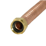 3/4 in. FIP x 3/4 in. FIP Copper Water Heater Connector - Super Arbor
