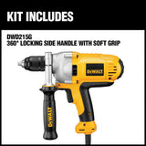 1/2 in. (13 mm) Variable Speed Reversing Mid-Handle Grip Drill with Keyless Chuck - Super Arbor