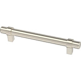 Essentials 3-3/4 in. (96mm) Center-to-Center Wrapped Matte Black Bar Pull (24-Pack) - Super Arbor