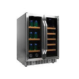 EdgeStar 53-Can Capacity (7.75-cu ft) Residential Stainless Steel Built-In/Freestanding Beverage Center