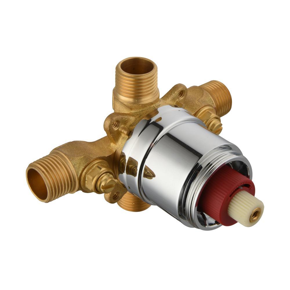 Edgewood Single-Handle 1-Spray Tub and Shower Faucet in Bronze (Valve Included) - Super Arbor