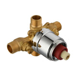 Exhibit Single-Handle 1-Spray Tub and Shower Faucet in Brushed Nickel (Valve Included) - Super Arbor