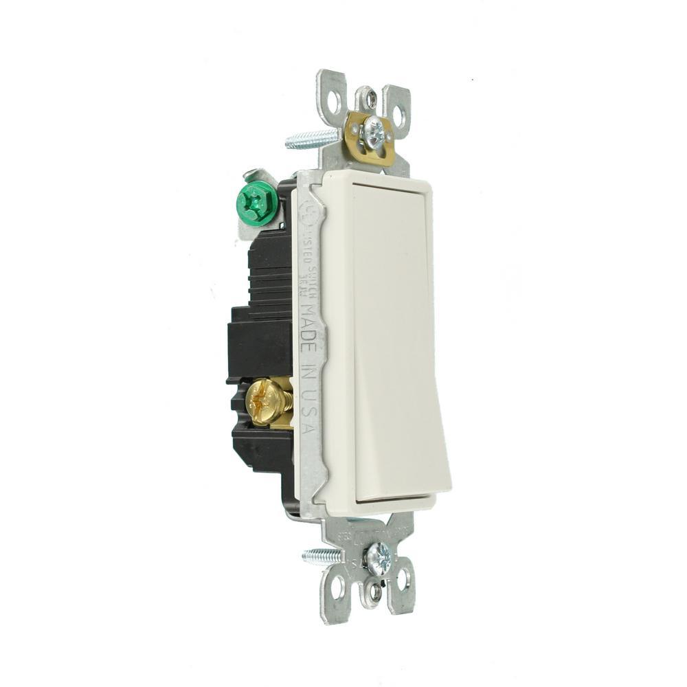 Decora 15 Amp 3-Way Specialty Light Switch, White (10-Pack) - Super Arbor