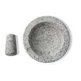 8 in. Dia Granite Mortar and Pest