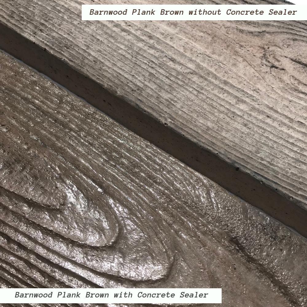 75 sq. ft. Barnwood Plank Patio-On-A-Pallet Paver Set in Brown - Super Arbor