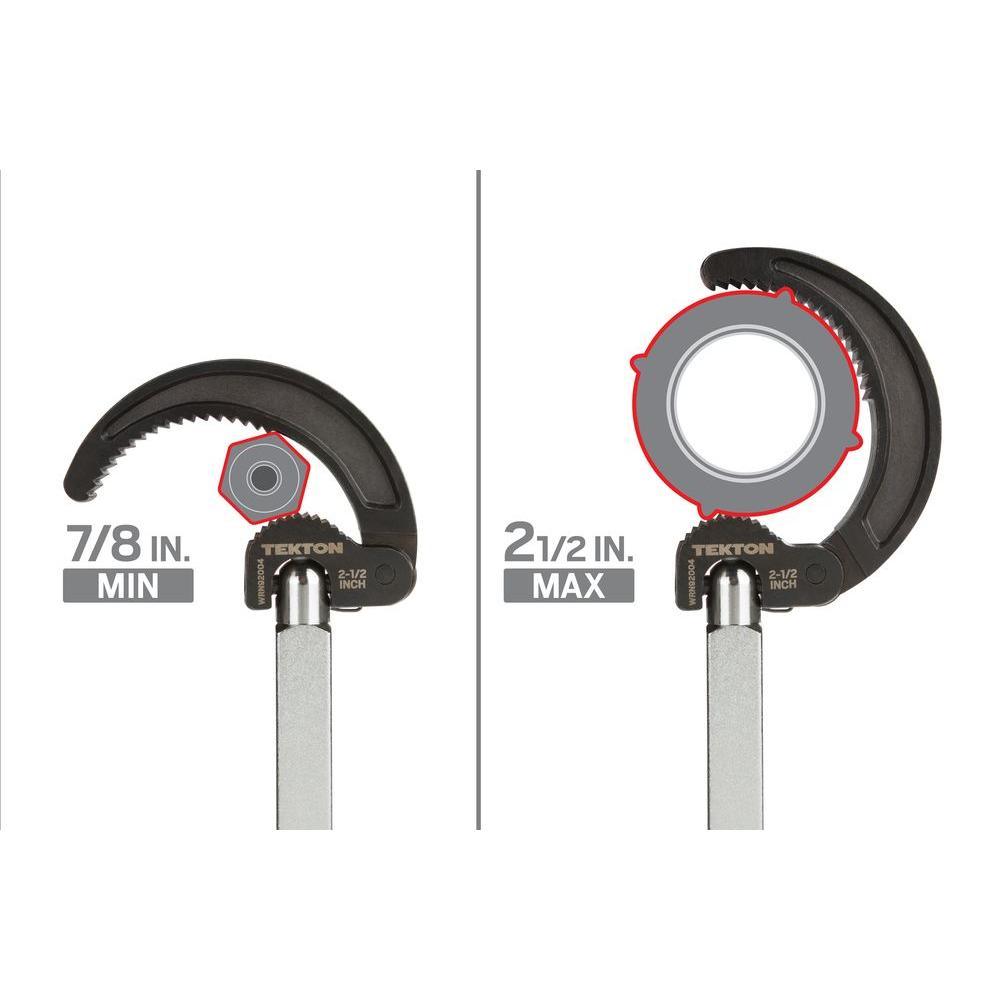 10 in. to 17 in. Telescoping 7/8 - 2-1/2 in. Basin Wrench - Super Arbor