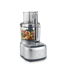 Elemental 11-Cup Silver Food Processor with See-Through Lid