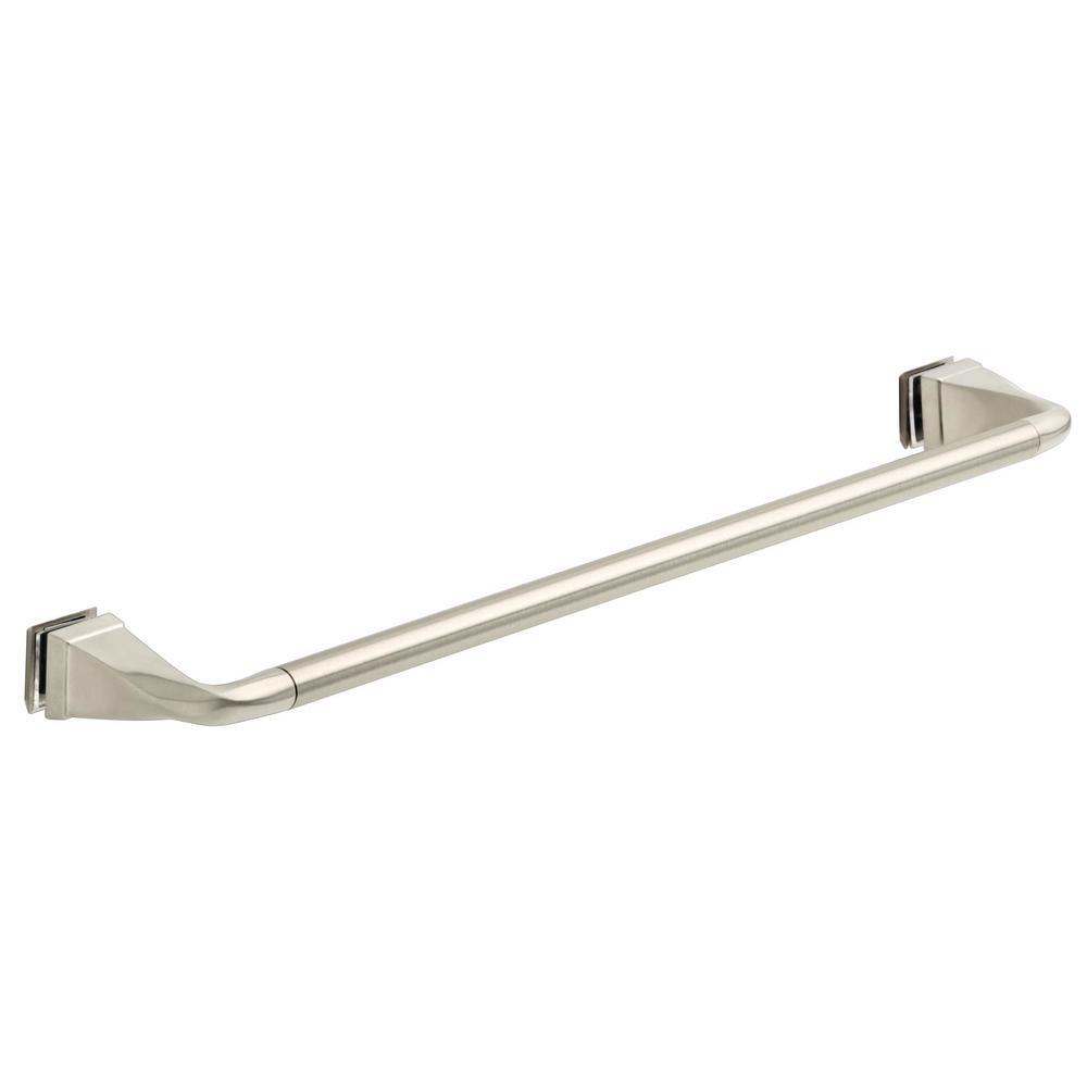 Everly 60 in. x 59-1/4 in. Mod Semi-Frameless Sliding Bathtub Door in Nickel and 1/4 in. (6mm) Tranquility Glass - Super Arbor