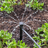 Raindrip Full-Circle Drip Irrigation Bubbler, 13 GPH Adjustable, on Stake