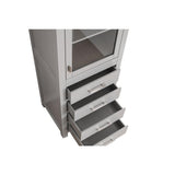 Modero 24 in. W x 71 in. H x 20 in. D Bathroom Linen Storage Tower Cabinet in Chilled Gray - Super Arbor