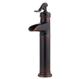 SINKOLOGY Maxwell All-In-One 18 in. Copper Bathroom Vessel Sink with Pfister Ashfield Rustic Bronze Faucet and Drain