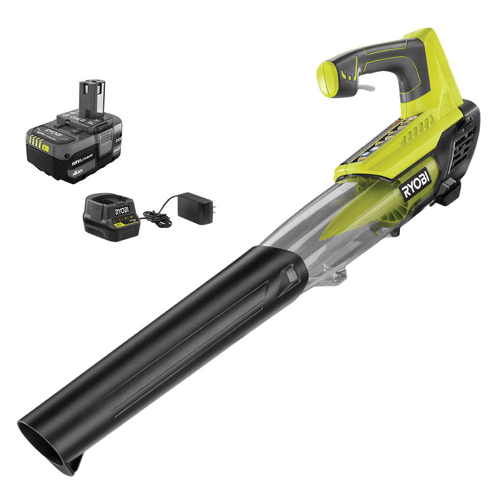 RYOBI ONE+ 100 MPH 280 CFM 18-Volt Lithium-Ion Cordless Battery Jet Fan Leaf Blower (Tool Only)