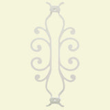 American Heritage 15 in. x 7-5/8 in. Aluminum White Baluster Centerpiece - Super Arbor