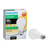 Philips 100-Watt Equivalent A19 Dimmable Energy Efficient Halogen Light Bulb Soft White (2780K) (4-Pack)