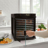 Sedona Express 11-Tray Black Food Dehydrator with Built-In Timer