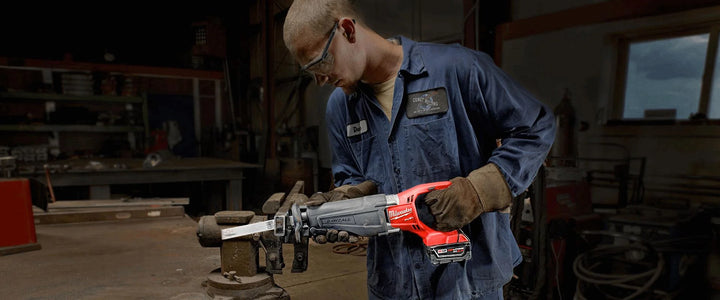 Milwaukee M18 FUEL 18V Lithium-Ion Brushless Cordless 1/2 in. Hammer Drill/Driver Kit with Hackzall (2 Batteries, Charger, Case)