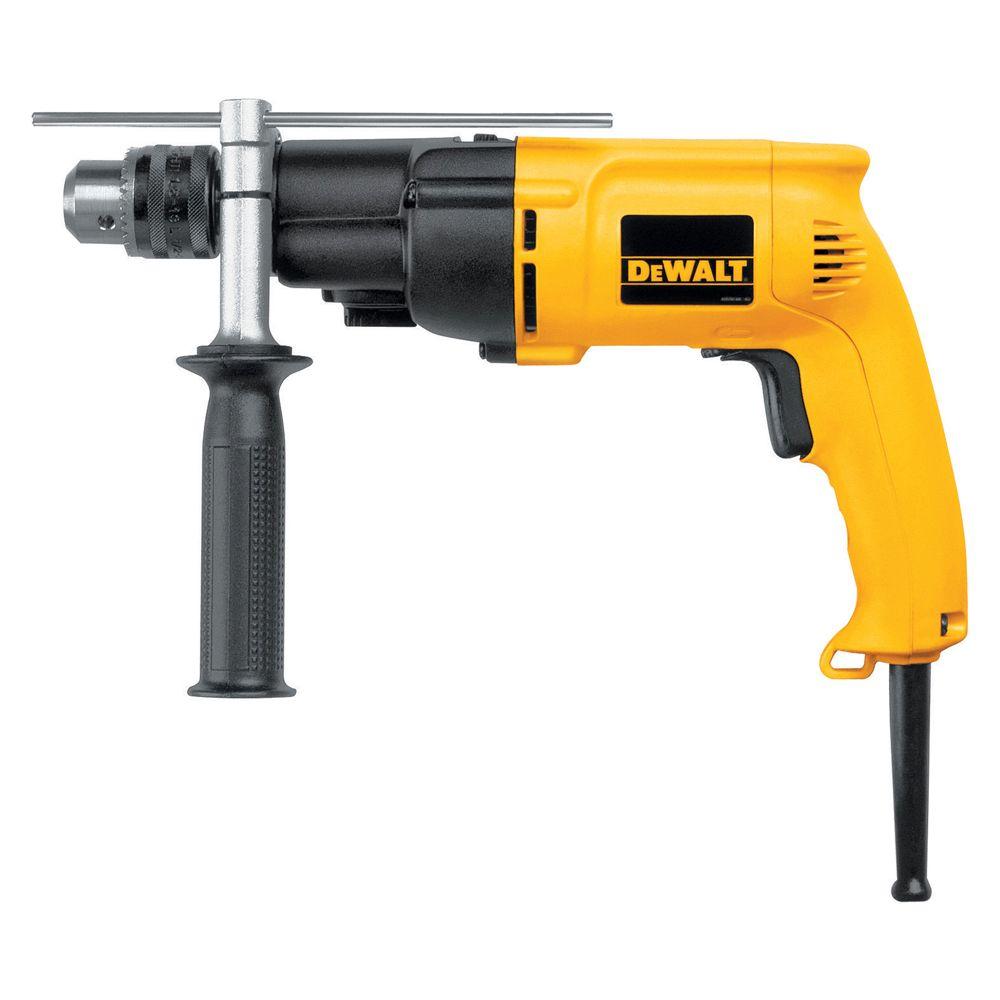 7.8 Amp 1/2 in. Variable Speed Reversing Dual-Range Hammer Drill with kit box - Super Arbor