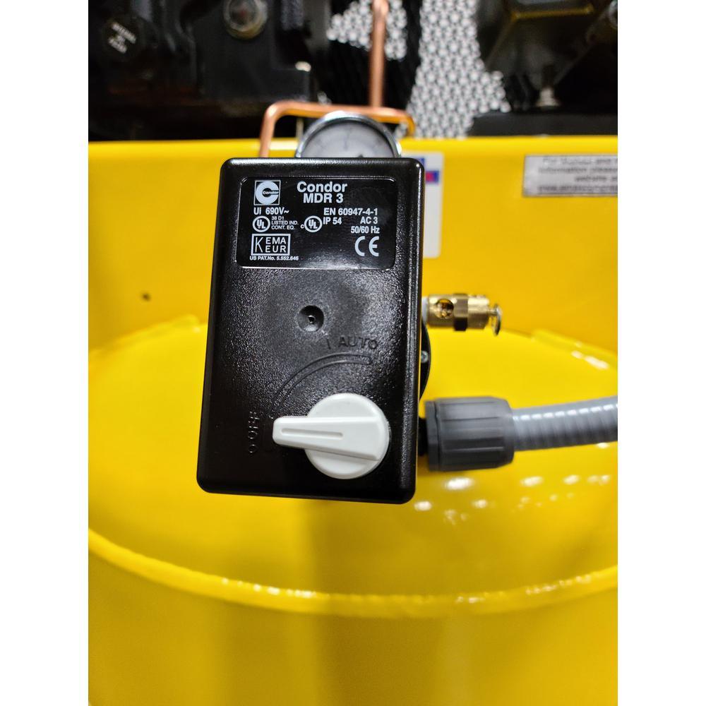 Industrial PLUS 80 Gal. 5 HP 1-Phase Silent Air Electric Air Compressor with pressure lubricated pump - Super Arbor
