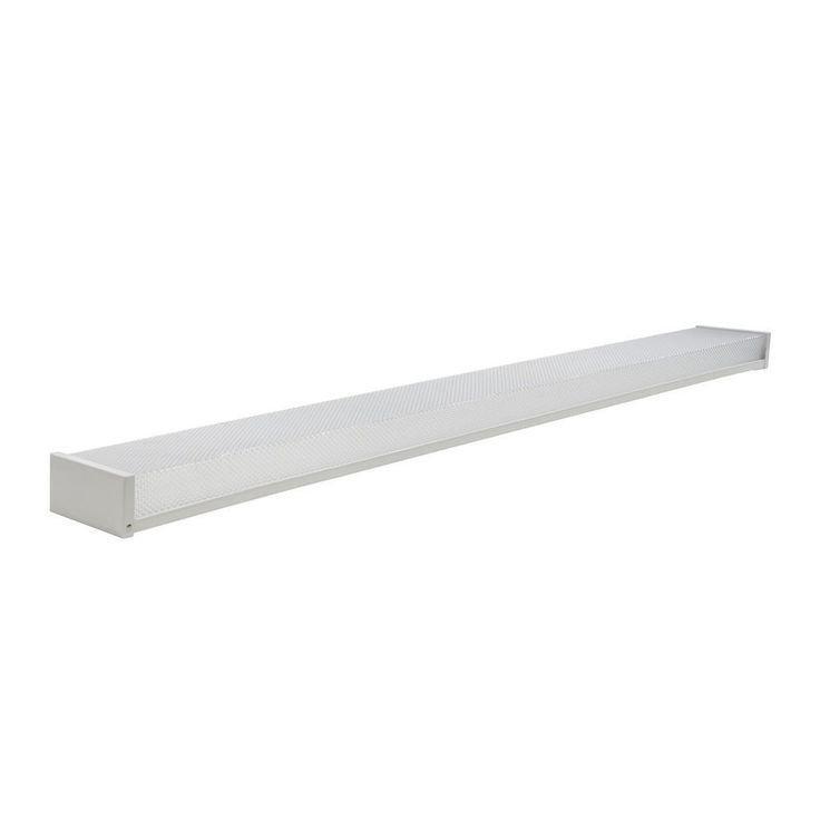 4 ft. 120-Volt 3800 Lumens White Integrated LED Wraparound Light with Prismatic Lens