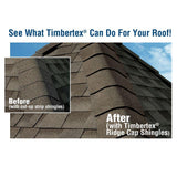 Timbertex Antique Slate Double-Layer Hip and Ridge Cap Roofing Shingles (20 lin. ft. per Bundle) (30-pieces) - Super Arbor