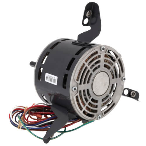 Goodman-Amana B1340021S blower motor - side view (Voltage: 115V; Horse Power: 1/3)