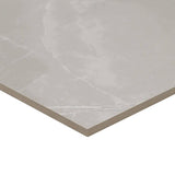 Madison Celeste 24 in. x 24 in. Polished Porcelain Stone Look Floor and Wall Tile (16 sq. ft./Case)
