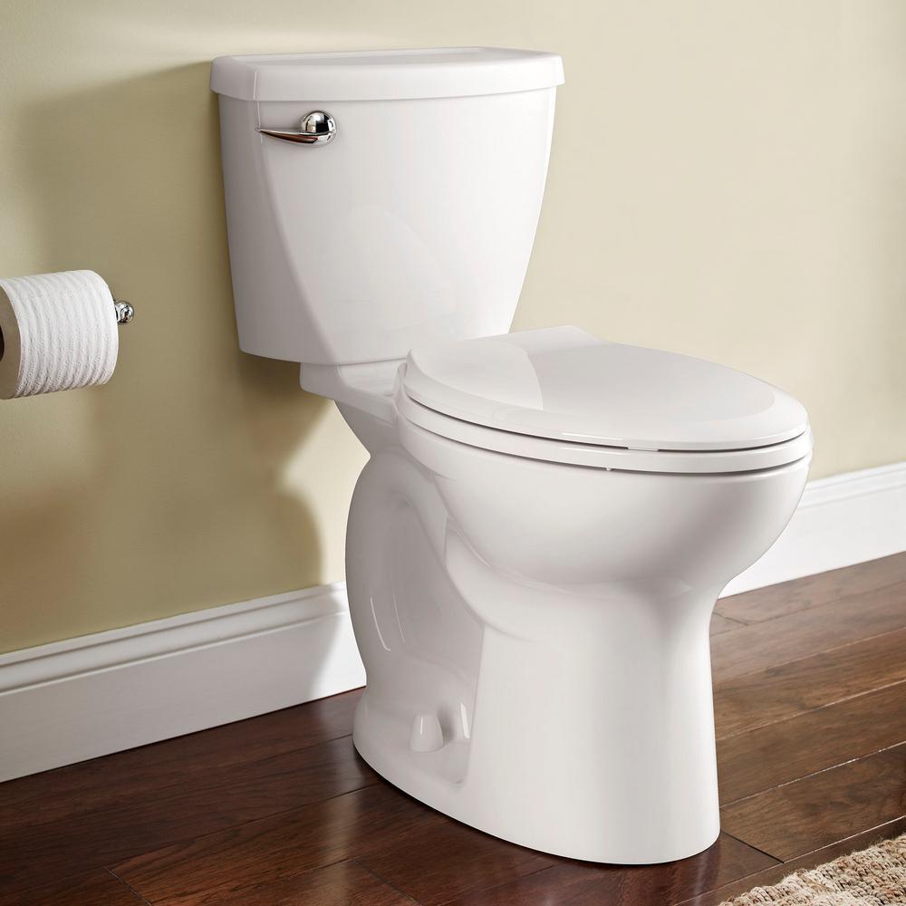 Cadet 3 FloWise Tall Height 2-Piece 1.28 GPF Single Flush Elongated Toilet in White with Slow Close Seat (4-Pack) - Super Arbor