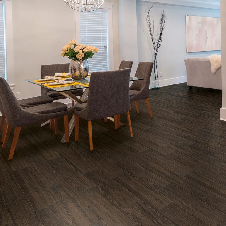 Florida Tile Home Collection Burlington Walnut 6 in. x 24 in. Porcelain Floor and Wall Tile (14 sq. ft. / case)