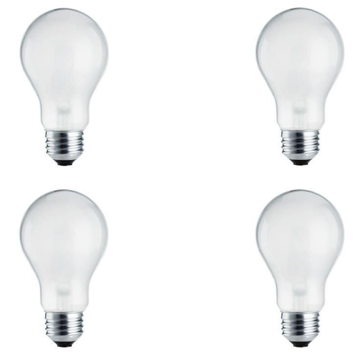 Philips 100-Watt Equivalent A19 Dimmable Energy Efficient Halogen Light Bulb Soft White (2780K) (4-Pack)